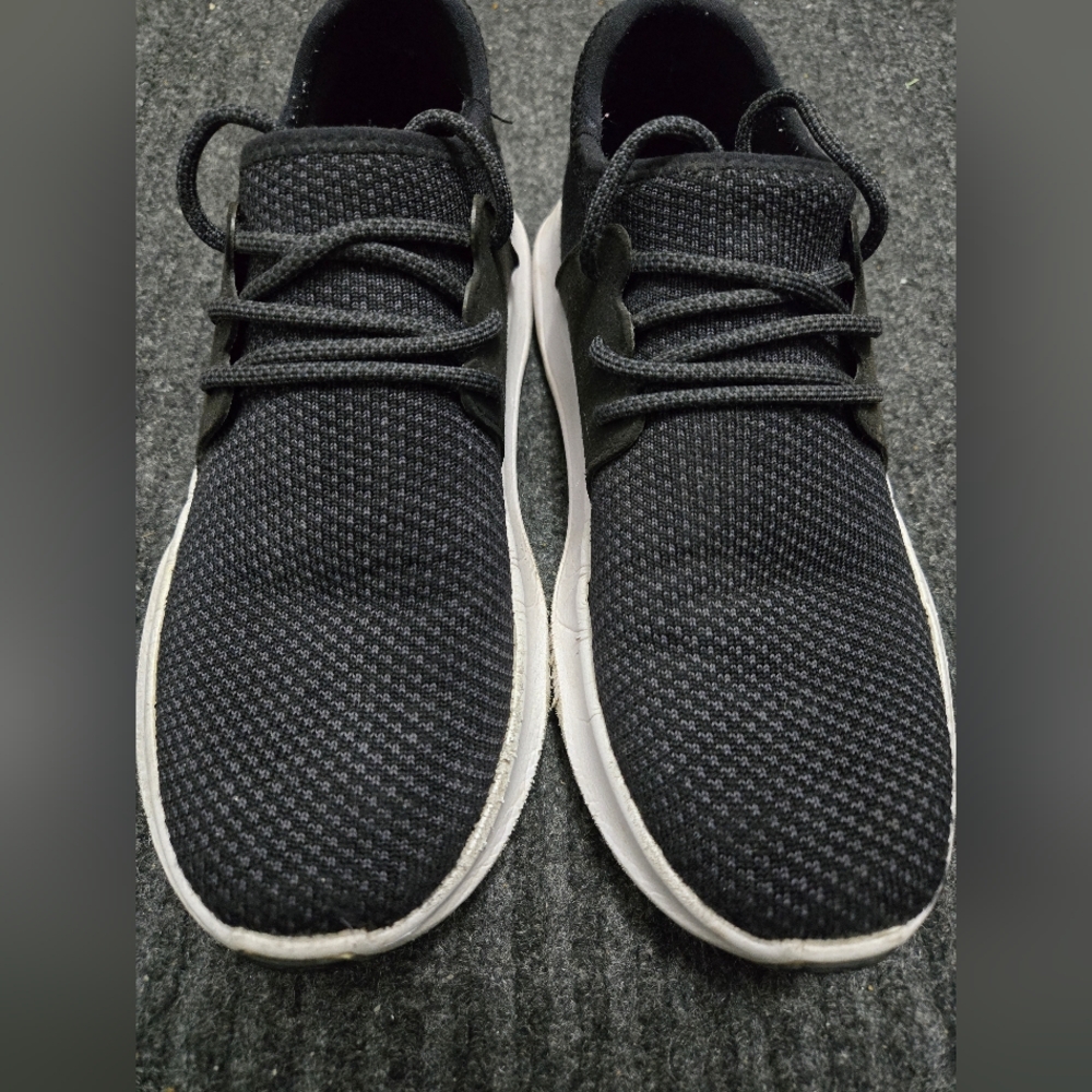 Vessi Black and White Women's Sneakers - Picture 10 of 10